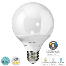 ΛΑΜΠΑ LED SMD 10W Ε27 G95 DIMMABLE ΜΕ ΔΥΝΑΤΟΤΗΤΑ ΕΠΙΛΟΓΗΣ ΤΡΙΩΝ ΔΙΑΦΟΡΕΤΙΚΩΝ ΘΕΡΜΟΚΡΑΣΙΩΝ ΧΡΩΜΑΤΟΣ ΛΑΜΠΑ LED SMD 10W Ε27 G95 DIMMABLE ΜΕ ΔΥΝΑΤΟΤΗΤΑ ΕΠΙΛΟΓΗΣ ΤΡΙΩΝ ΔΙΑΦΟΡΕΤΙΚΩΝ ΘΕΡΜΟΚΡΑΣΙΩΝ ΧΡΩΜΑΤΟΣ