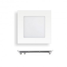 ΧΩΝΕΥΤΟ ΛΕΠΤΟ LED ΟΡΟΦΗΣ ΕΣΩΤΕΡΙΚΟΥ ΧΩΡΟΥ ΑΛΟΥΜΙΝΙΟΥ ΤΕΤΡΑΓΩΝΟ 3W 4000C.W. 5239