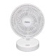 Ανεμιστήρας Mini PRMF-80421 Primo 7'' 17εκ. Επαναφoρτιζόμενος Με USB Λευκός