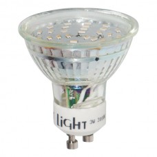 ΛΑΜΠΤΗΡΑΣ LED GU10 3W 6000K ΛΑΜΠΤΗΡΑΣ LED GU10 3W 6000K